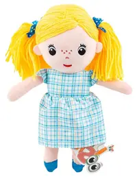 Păpușă moale Bali Bazoo - Janka, 28 cm