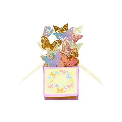 Decorațiune din hârtie Magic Pop-Ups Fluturi