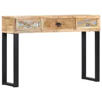 Gossi masa consola, 110 x 30 x 76 cm, lemn masiv de mango