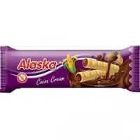Rulou din porumb umplut cu crema de cacao, 18g, Alaska