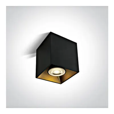 Miko Square F GU10 10W 220-240V IP20 negru