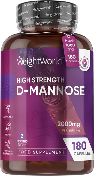 D-Mannose, 180 capsule, Weight World