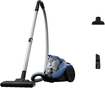 Aspirator fără sac Rowenta - Compact Power Cyclon, albastru