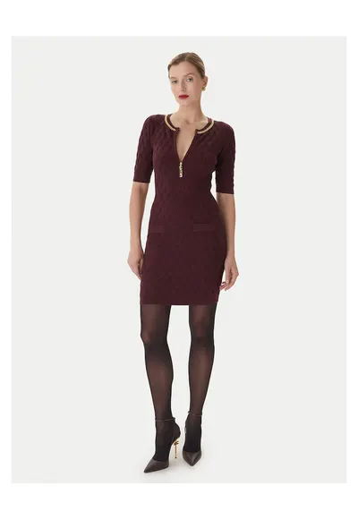Rochie de cocktail - visiniu