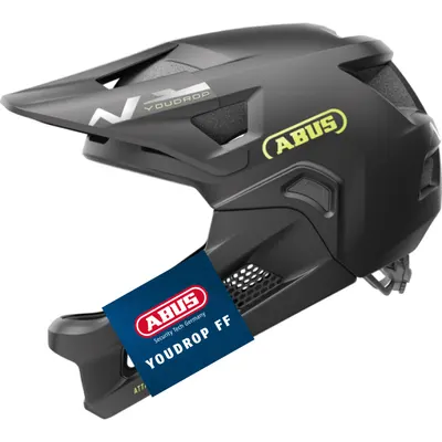 Casca protectie ABUS YouDrop FF velvet black S, 48-55 cm