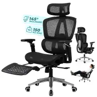Scaun birou ergonomic Timebox, 360°, 9D armrest, 8D tetiera, Negru - Default Title