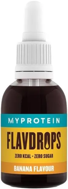 Flavdrops, banană, 50 ml, Myprotein