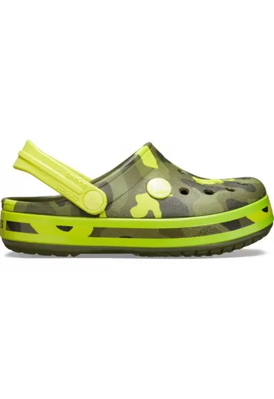 Saboti Crocband Multi-Graphic Clog - US Galben - Citrus - Alb
