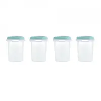 Set 4 recipiente gradate Miniland Terra Ocean 250 ml