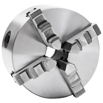vidaXL Mandrină de strung cu 4 fălci, 125 mm, oțel K12 125