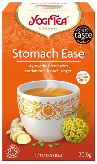 Stomach Ease Ceai pentru digestie, 17 pliculețe, Yogi Tea