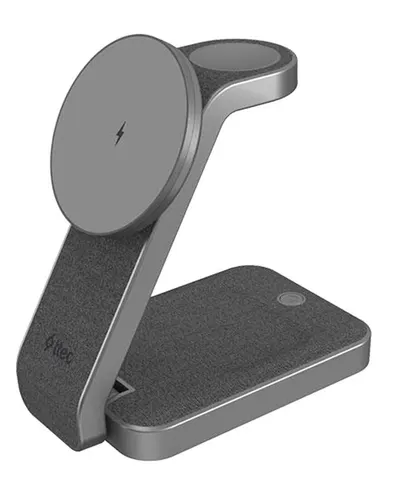 Încărcător wireless ttec - AirCharger Quattro, MagSafe, gri