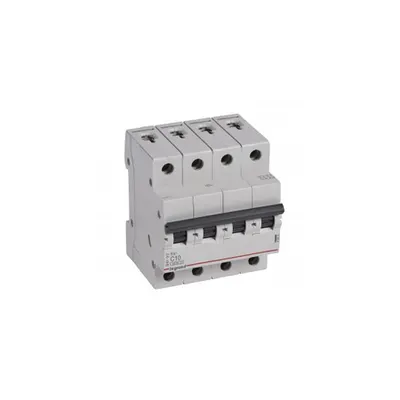 Siguranta automata MCB RX³ 6000 - 4P 400 V~ - 10 A - C curba - prong-type supply busbars
