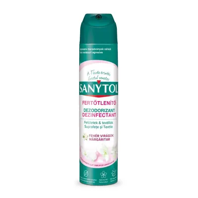 Spray Dezinfectant Multisuprafete & Textile Sanytol Flori Albe / Margaritar 300 ml