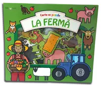 La fermă. Carte cu puzzle. Bebe învață