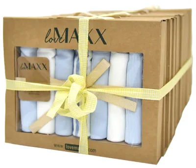 Prosoape din bumbac LoveMAXX - 7 buc, 20 х 20 cm, albastru, sortiment