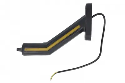 Lumina clarificare dreapta, portocaliu rosu alb, LED, suprafata, lungime cablu 400mm, cu brat lung, 12 24V (cu functie de semnalizator lateral, IP6K9K)