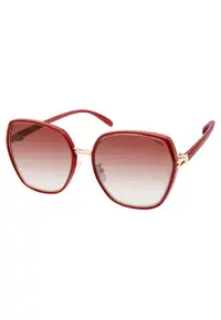 Ochelari de soare femei - rosu - 59x17x145