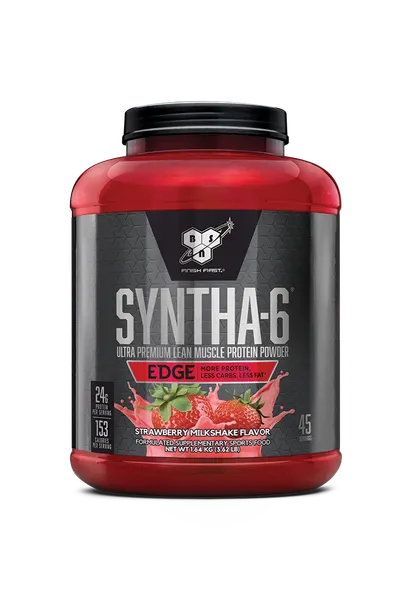 Pudra proteica proteine din zer izolat proteic BSN Syntha 6 EDGE Capsuni, 1.78kg, BSN