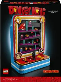 Set de construcție LEGO Super Mario – Jocul arcade Donkey Kong (72051)