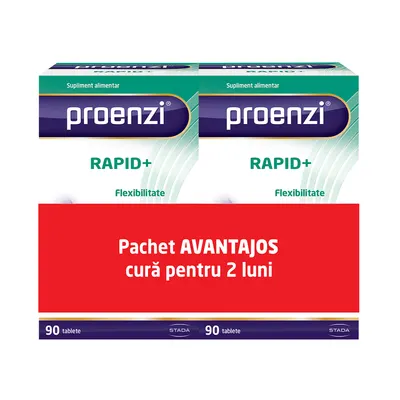 Pachet Proenzi Artrostop Rapid+, 1+1 CADOU, Walmark | 90 + 90 tablete
