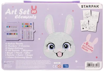 Set creativ Starpak Rabbit - 68 piese