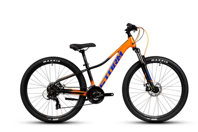 Bicicleta MTB Storm Shark Man 1.0, 27.5 Inch, Cadru 13, Frane pe Disc, Portocaliu Negru