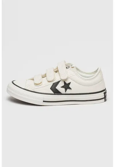 Tenisi cu inchidere velcro Star Player - Alb/Crem