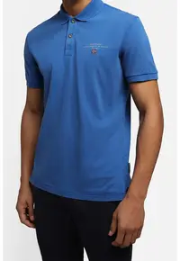 Tricou polo cu logo Elbas - Albastru royal