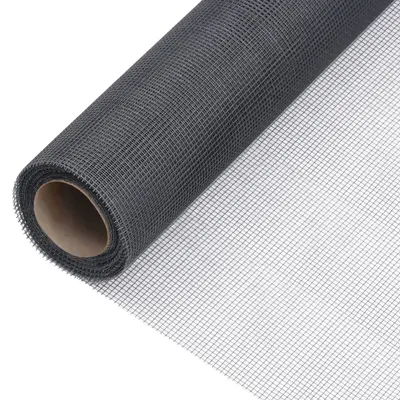 vidaXL Plasă de sârmă, gri, 100x1000 cm, fibră de sticlă