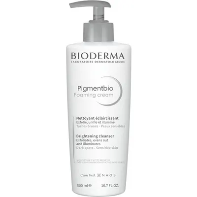 Cremă spumantă, Bioderma, Pigmentbio, iluminatoare, 500 ml