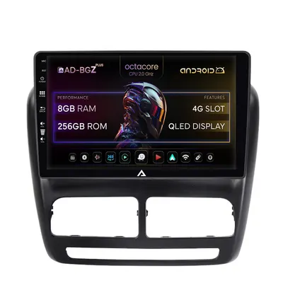 Navigatie Fiat Doblo (2010-2015), Android, Z-Octacore 8GB RAM + 256GB ROM, 10.1 Inch - AD-BGZ10008+AD-BGRKIT358