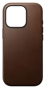 Husă Nomad - Modern Leather, iPhone 16 Pro, MagSafe, maro