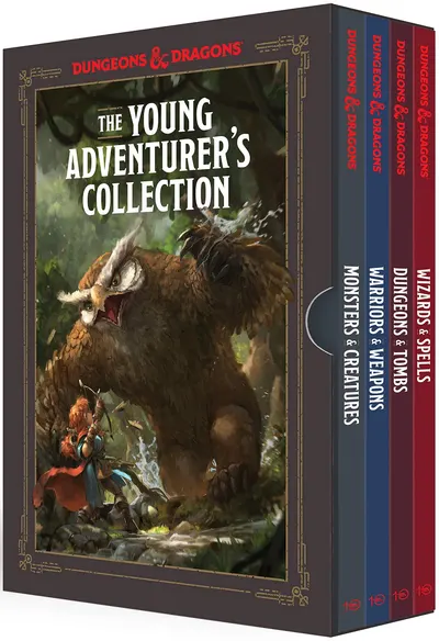 Supliment pentru joc de rol Dungeons & Dragons: Young Adventurer's Guides Collection (4-Book Boxed Set)