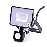VT-10-S 10W 800lm 3000K 230V IP65 black sensor