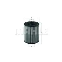 Filtru ulei MAHLE ORIGINAL OX 160D