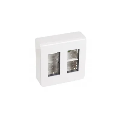 Cutie aparenta - pentru 2x4 module - alb
