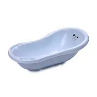 Cadita de baie cu scurgere Lorelli Disney 84 cm Mickey Love Light Blue