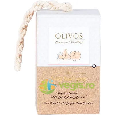Sapun 100% Natural pentru Bebelusi cu Ulei de Masline 100g