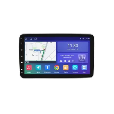 Radio auto 1DIN MP3 MP5 player Android ecran reglabil 360 grade 10 inch IPS 4GB RAM 64GB CarPlay Android Auto Cod: JM3004