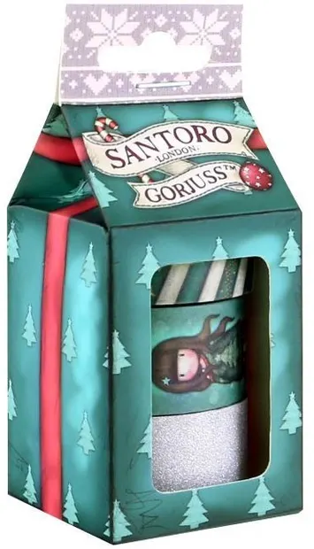 Set de benzi de hârtie Santoro Gorjuss - Cosy, 3 bucăți