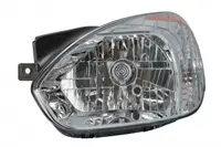 Far fata Stanga (H4, manual, fara motoras, culoare insert: cromat, culoare semnalizator: galben) potrivit HYUNDAI ACCENT III