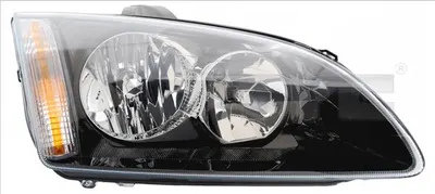 Far dreapta (H1 H7, reglaj electric, fundal negru) FORD FOCUS II 2004-2008