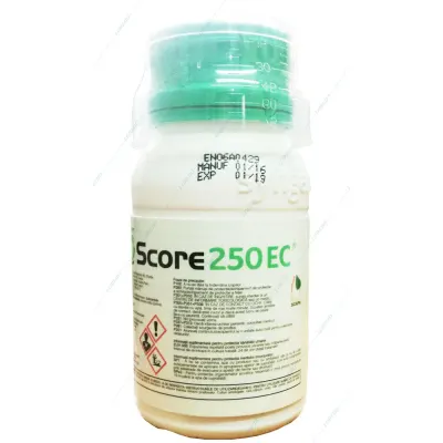 Score 250EC 250 ml, fungicid sistemic, Syngenta, Rapan, Monilioza, Fainare, Alternarioza, Basicarea frunzelor; (cais, capsun, cires, mar, piersic, rapita, sfecla zahar, tomate, visin) - Default Title