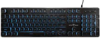 Tastatură gaming White Shark - TACHI, Ice Blue LED, negru