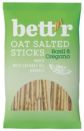 Bett'r Bio biscuiți cu ovăz, busuioc și oregano, 50 g