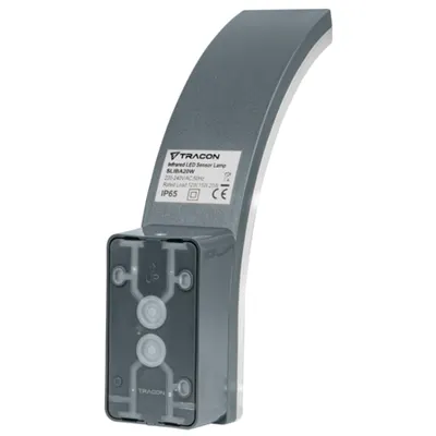 CIL de perete LED, detector de miscare,forma curbata,antraci 230VAC, 20W, 140°, 2-9m,10s-15m, 4500K , IP65, 2300lm, EEI=E