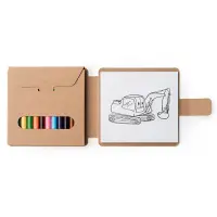 Set de colorat cu desene și creioane - Default Title