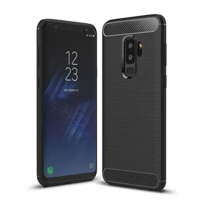 Husa pentru Samsung Galaxy S9+ G965, OEM, Carbon, Neagra