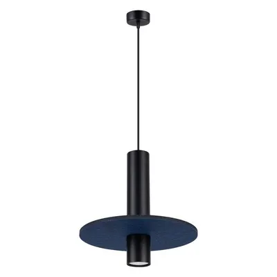 Lustră albastru-închis/bej din metal ø 30 cm Olisa – Sollux